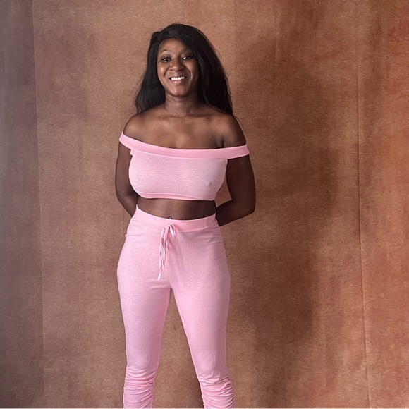 Light pink pants set size M NWOT - Picture 6 of 8